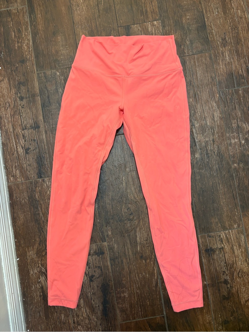 Lululemon Align Leggings Coral Pink Size 10 High Rise Full Length Yoga
